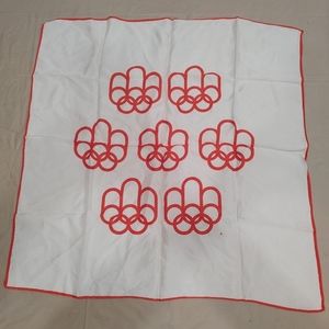 Vintage 1976 Olympic Games handkerchief or scarf